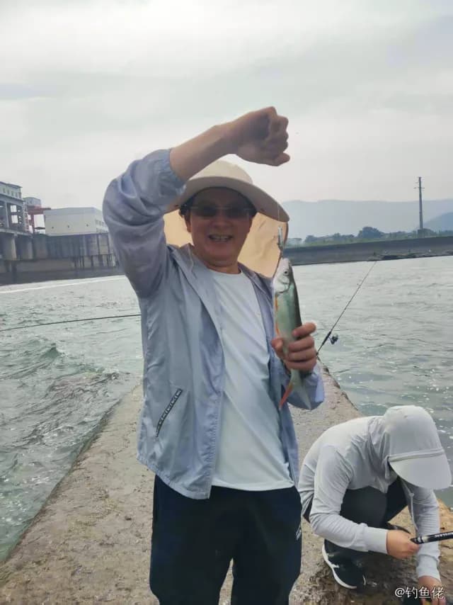 红鳍鲌钓获 0.3kg