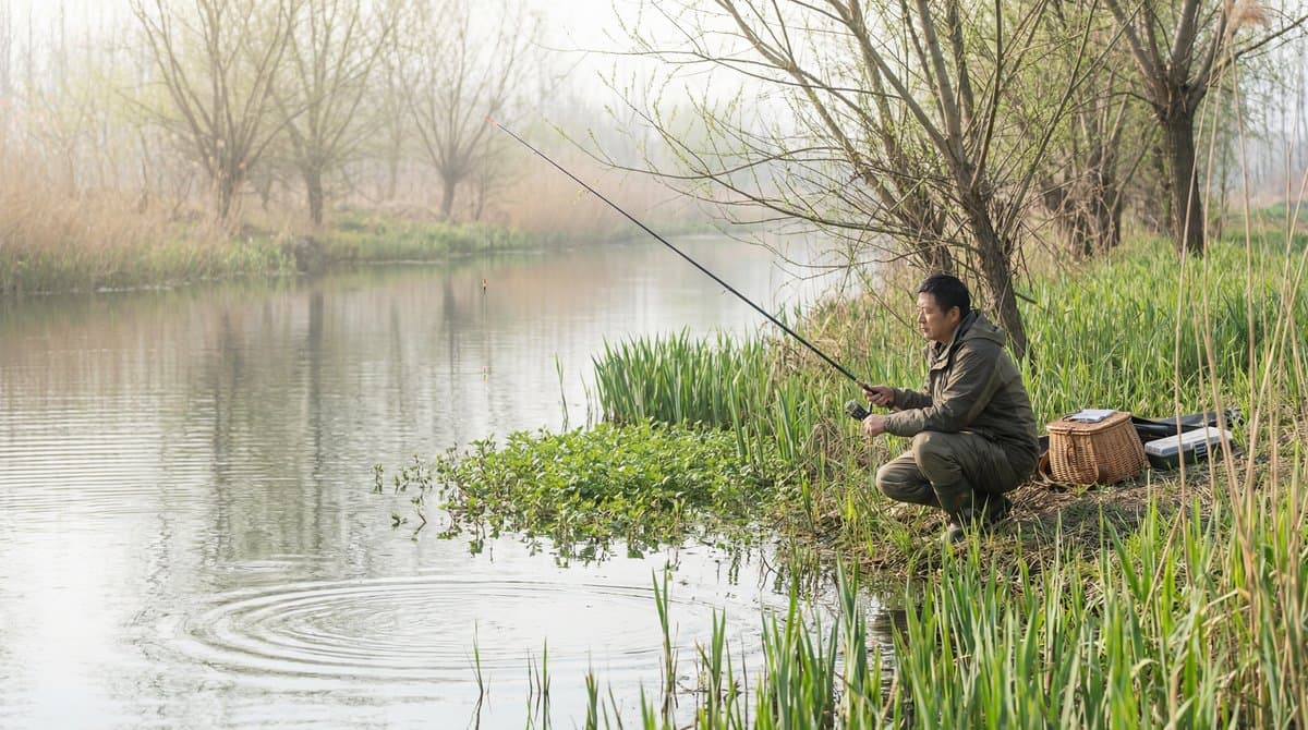 春钓鳊鱼：水温回升后浅草区的最佳时机和钓位