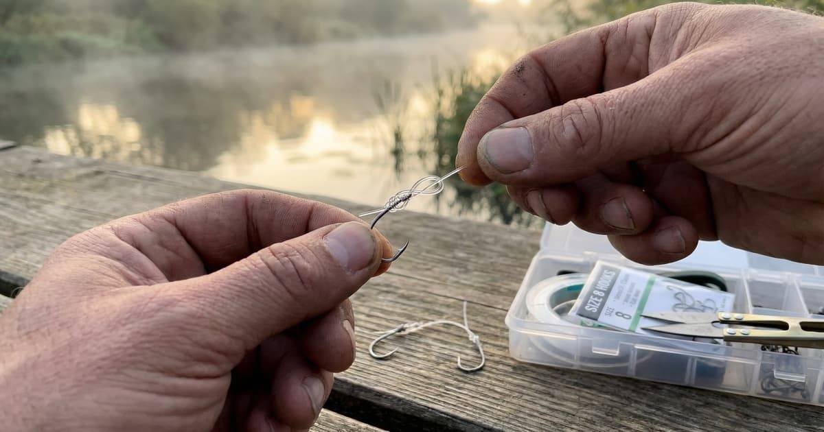 钓鱼线组绑法大全：新手必学的 6 种基础线结