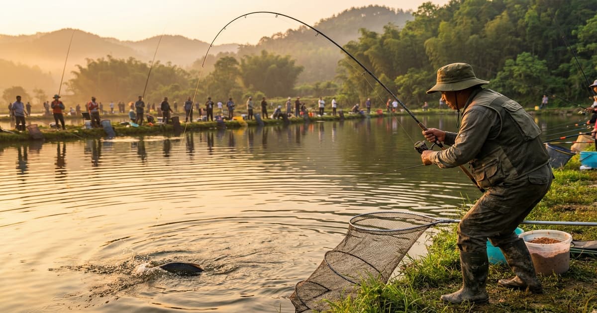 黑坑抢鱼技巧：开竿前三分钟决定全天收获