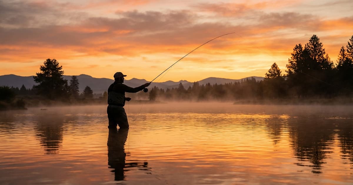 日出日落前后：一天中钓鱼的黄金两小时