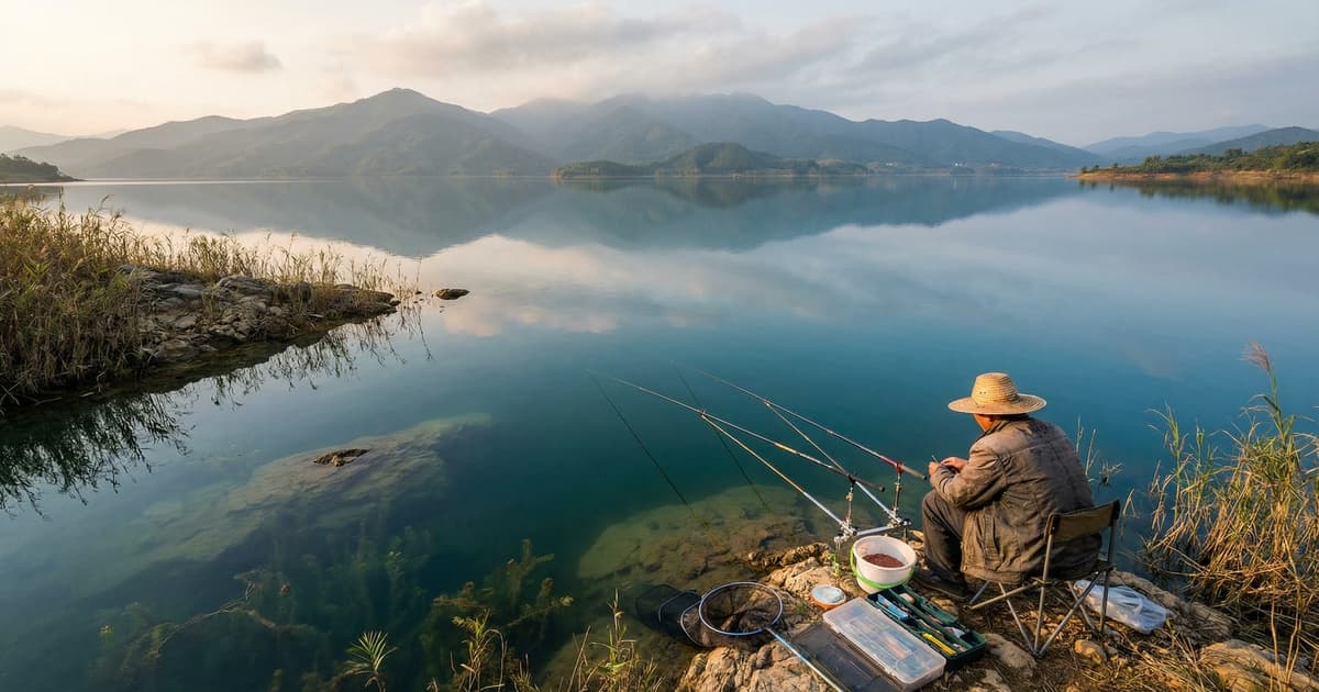 水库钓鱼选位技巧：大水面如何找到鱼群