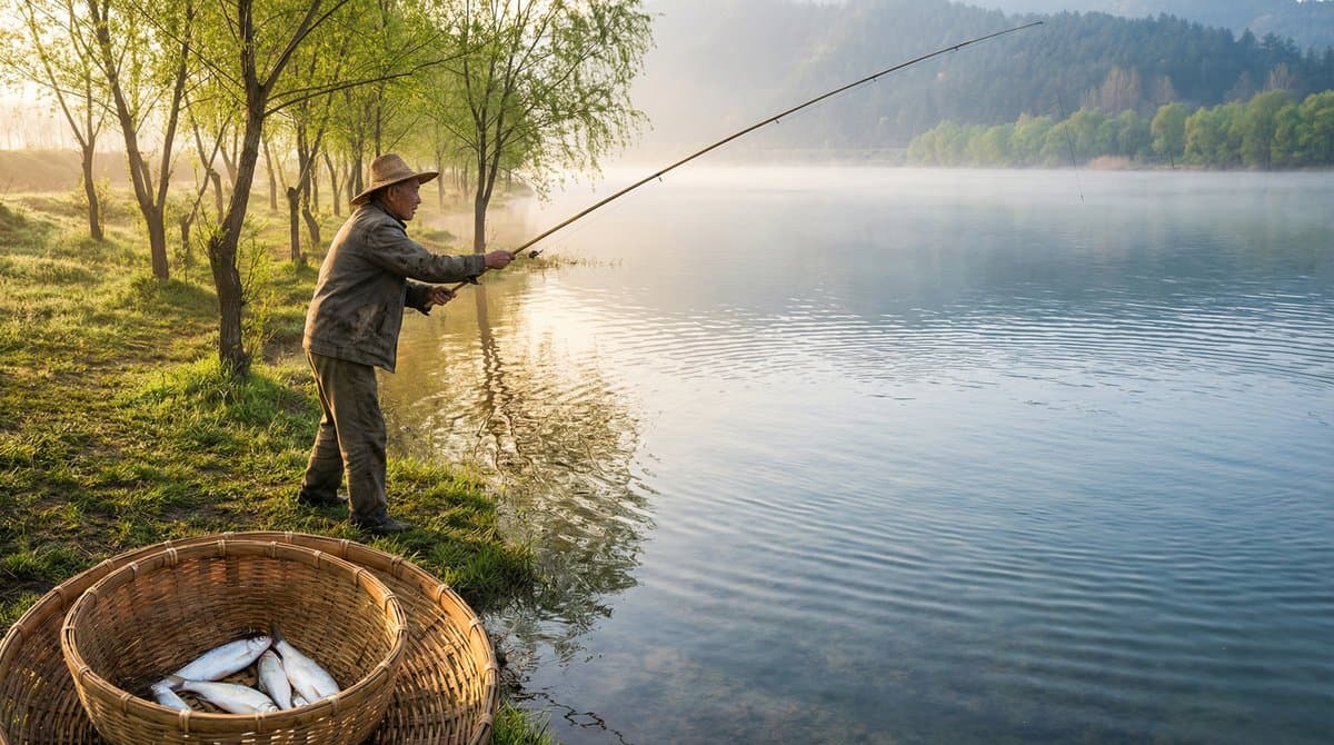 4月白条鱼爆护攻略：快频率飞铅钓法详解