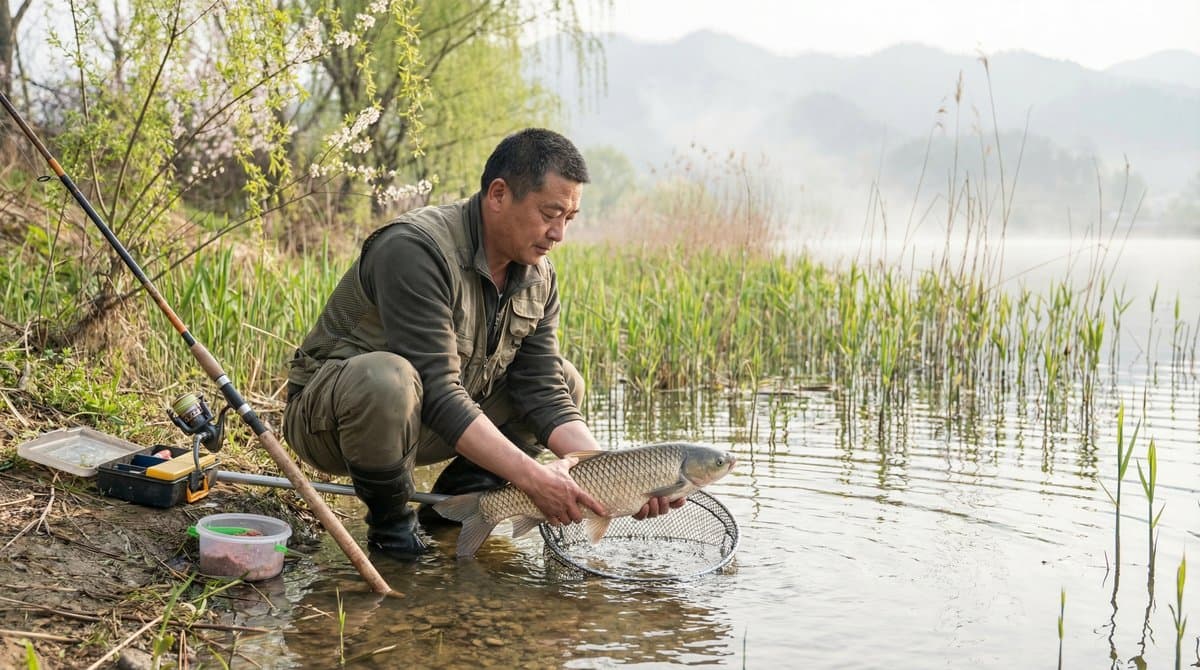 春季钓草鱼全攻略：从选钓位到配饵，一文搞定