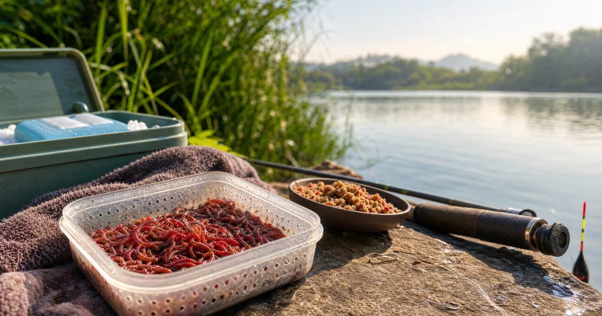 夏季红虫拉饵还能用吗：高温天活饵保存与使用技巧