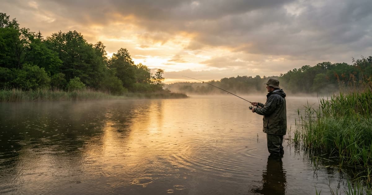 下雨天能钓鱼吗？雨天钓鱼的黄金法则