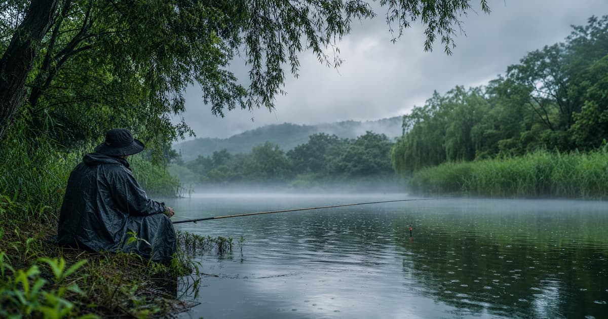 梅雨季钓鱼攻略:连续阴雨天的鱼情特点与钓法调整